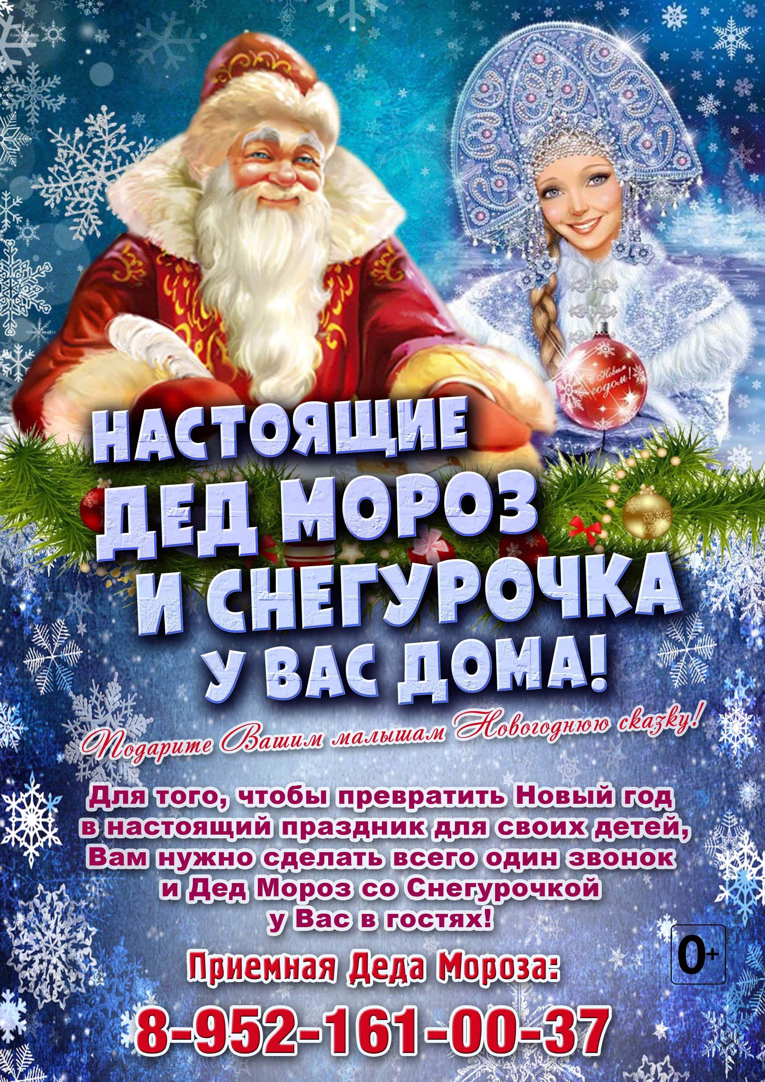 Дед Мороз и Снегурочка 2019 1